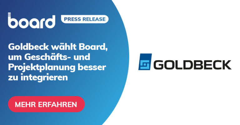 Goldbeck selects Board to better integrate business and project planning