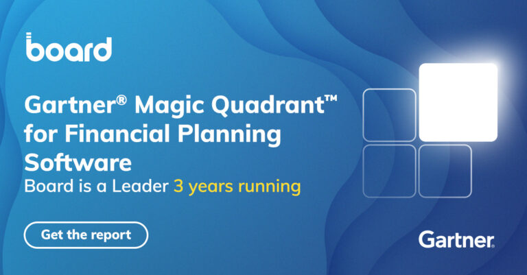 Board reconocido como un Líder en el Gartner® Magic Quadrant™para Software de Planificación Financiera por tercer año consecutivo