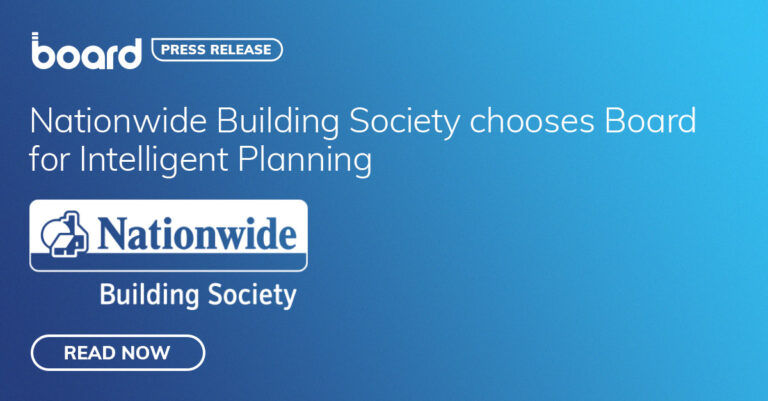 La Nationwide Building Society a choisi Board pour sa planification intelligente