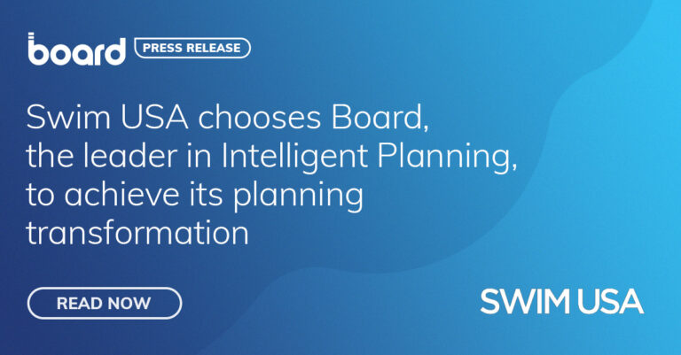 Swim USA chooses Board, the leader in Intelligent Planning, to achieve its Planning Transformation