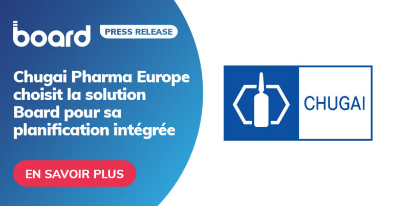 Chugai Pharma Europe choisit la solution Board pour sa planification intégrée